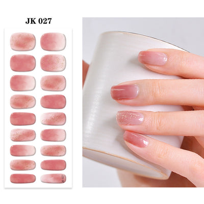 Pegatinas de Uñas UV Gel Semi-curadas Impermeables - Pure Desire Wind Wear - Image 25