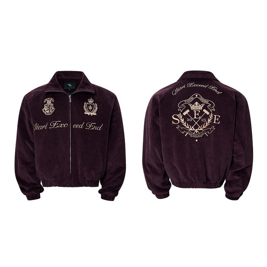 Chaqueta de Cuello Alto con Bordados Nobles para Hombre - Otoño e Invierno - Image 4