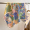 Pañuelo de Seda y Lana Tropical Bicolor