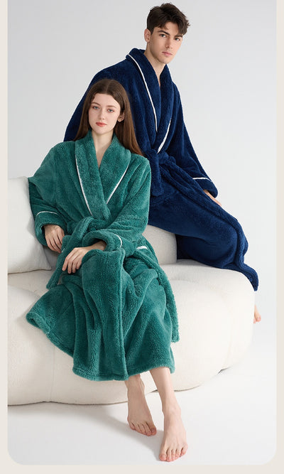 Bata Térmica para Parejas - Abrigo Grueso Otoño Invierno - Image 15
