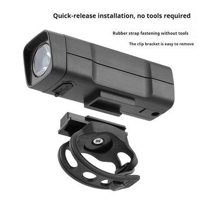 Luz Frontal LED USB Recargable para Bicicleta - Iluminación Nocturna de Seguridad - Image 3