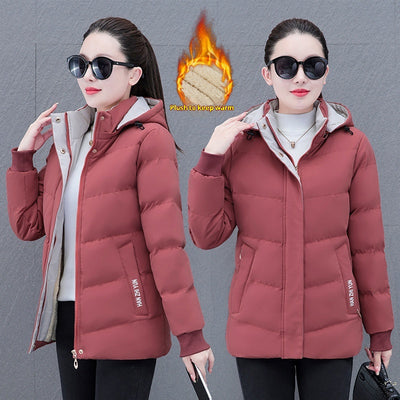 Abrigo de Plumón con Forro Polar para Mujer - Diseño Cálido y Elegante - Image 5