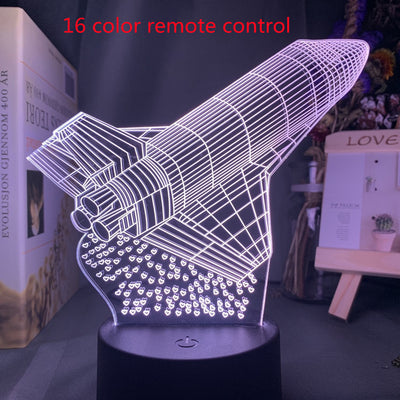 Lámpara 3D Holográfica Avión Personalizada - Luz Nocturna LED para Niños - Image 35