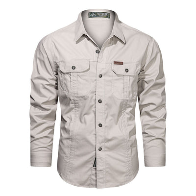 Camisa Militar de Verano Manga Corta para Hombre - Image 19