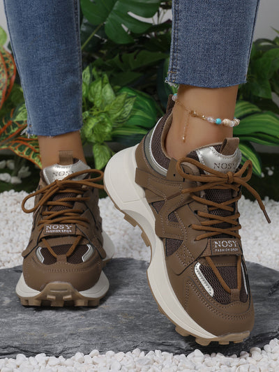 Zapatillas Deportivas Rojas Estilo Chunky - Comodidad y Moda - Image 11
