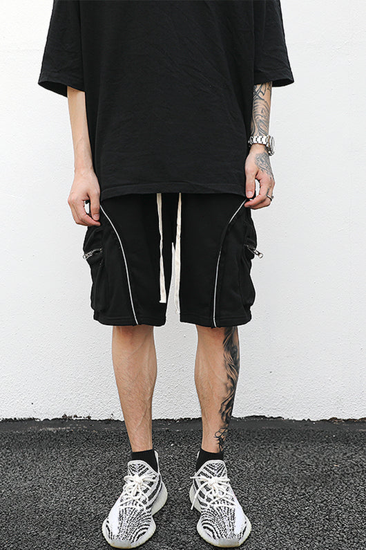 Shorts Terry con Detalles Reflectantes y Cordón - Image 13