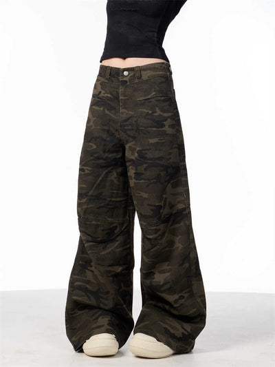 Pantalones Vaqueros Camuflaje Cintura Alta para Mujer - Comodidad y Estilo - Image 5