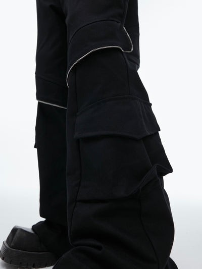 Pantalones Casuales para Hombre con Bolsillos de Cierre Metálico - Image 7