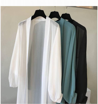 Cardigan Suelto Versátil para Clima Cálido - Image 9