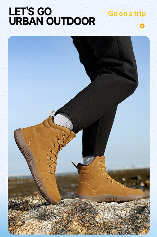 Botas de Senderismo de Cuero Premium con Puntera Ancha para Hombre - Image 18