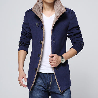 Abrigo Slim-Fit con Forro Polar para Hombre - Image 5