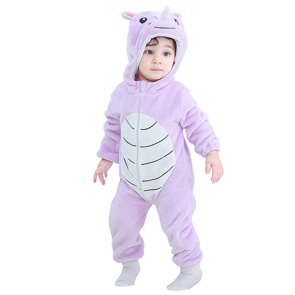 Mameluco Infantil con Estampado de Animales