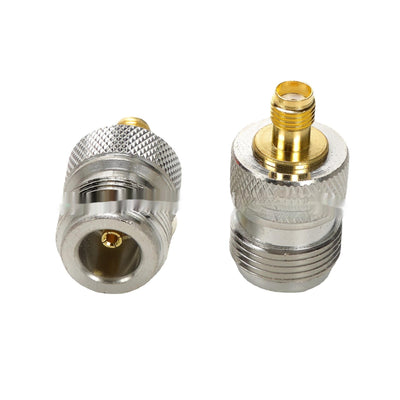 Adaptador Convertidor RF de Cobre Puro - Conector N Hembra a SMA Hembra - Image 6