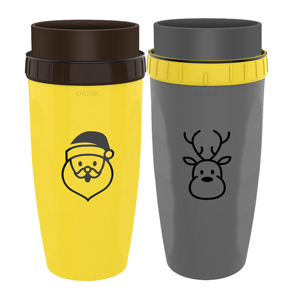 Taza Retro Destapada con Diseño Trenzado