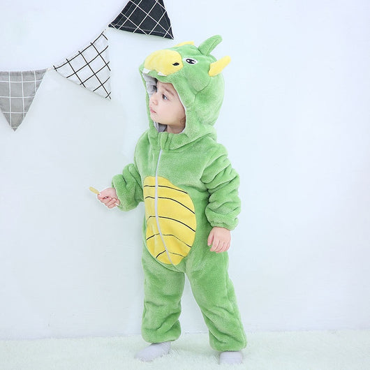 Mameluco Franela Estampado Animales para Bebé 3 Años - Ropa Otoño Europea - Image 20