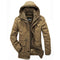 Chaqueta de Invierno para Hombre en Lana Gruesa - Reversible con Capucha Desmontable