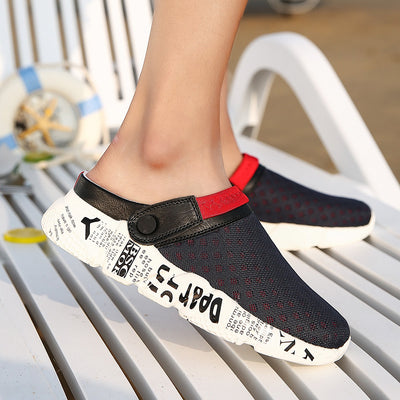 Sandalias Playeras Hombre Tipo Crocs con Agujeros Transpirables - Image 26