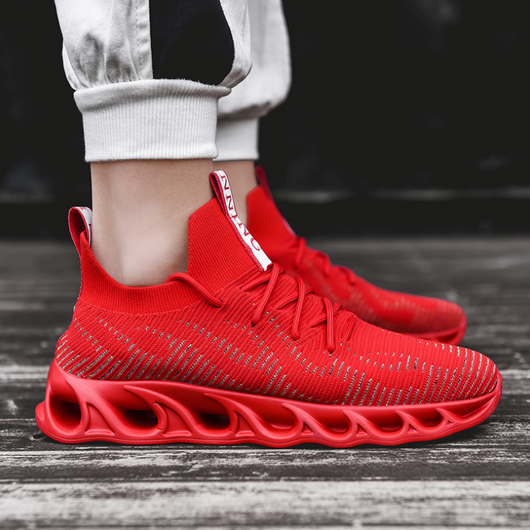 Zapatillas Running Tejidas Huecas con Tecnología Aérea - Image 3