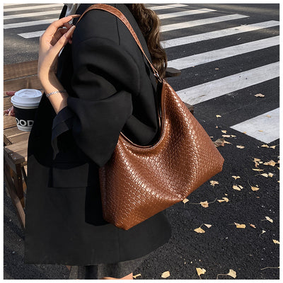 Bolso de Hombro Retro Premium para Mujer - Bolso Tejido de Gran Capacidad - Image 21