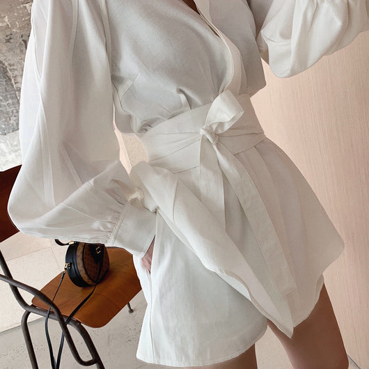 Camisa Blanca Casual Elegante - Image 3
