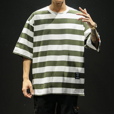 Playera Casual de Rayas para Hombre - Image 3