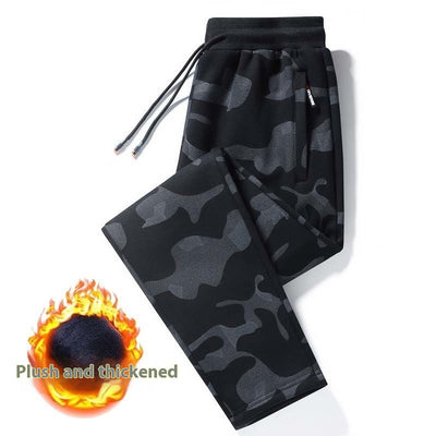 Pantalones Casuales de Algodón para Hombre Talla Grande Otoño Invierno con Puño Ajustado - Image 11