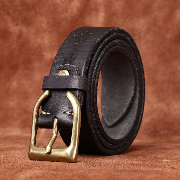 Cinturón de Jeans Tallado Retro Multiuso - Estilo Vintage Versátil