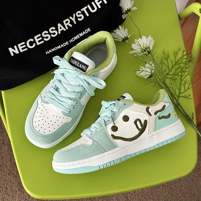 Zapatillas de Skate Deportivas para Parejas Verde Menta - Image 4