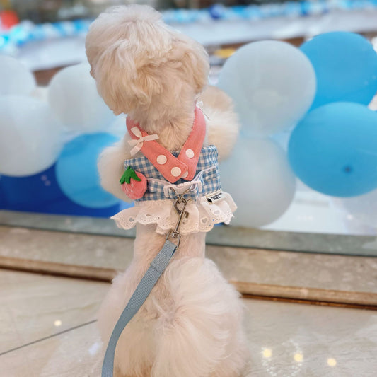 Traje Respirante de Algodón para Mascotas - Protección Pecho y Espalda