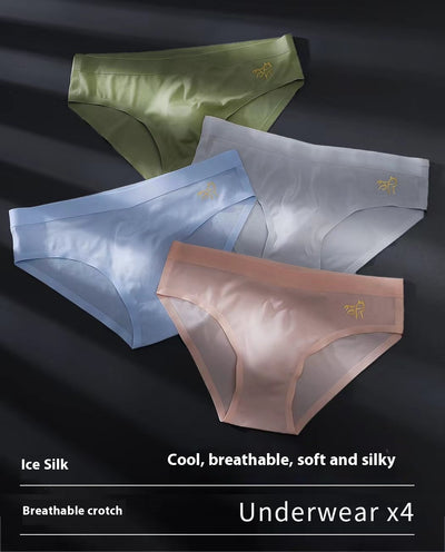 Calzoncillos Triangulares Sin Costuras de Secado Rápido para Hombre - Image 19