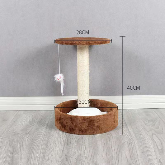 Torre de Rascador para Gatos con Columna Integrada - Image 15