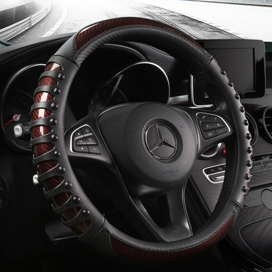 Funda de Volante de Cuero y Silicona para Todas las Estaciones - Image 2