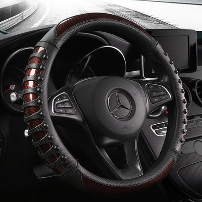 Funda de Volante de Cuero y Silicona para Todas las Estaciones - Image 2