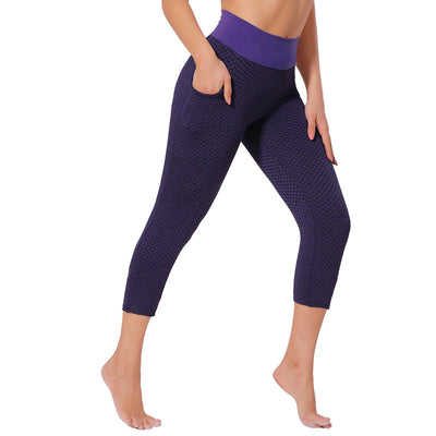 Pantalones de Yoga Cortos y Ajustados Efecto Durazno - Image 84