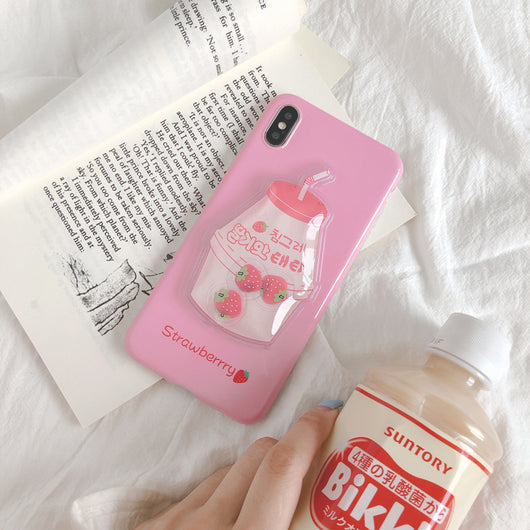 Funda para celular Fresa y Plátano con leche - Image 8