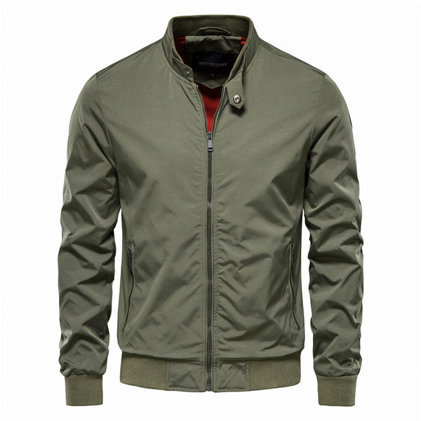 Chaqueta Casual Coreana para Hombre con Cuello Alzado Otoño - Image 6