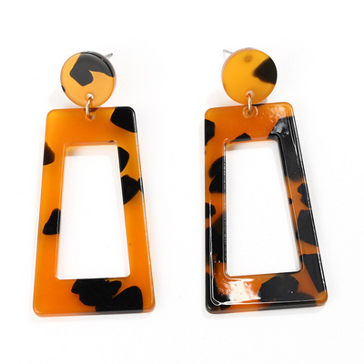 Aretes de Acrílico Estampado Leopardo - Image 31
