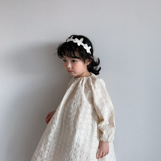 Vestido Infantil Estilo Occidental con Tirantes Bordados - Image 13