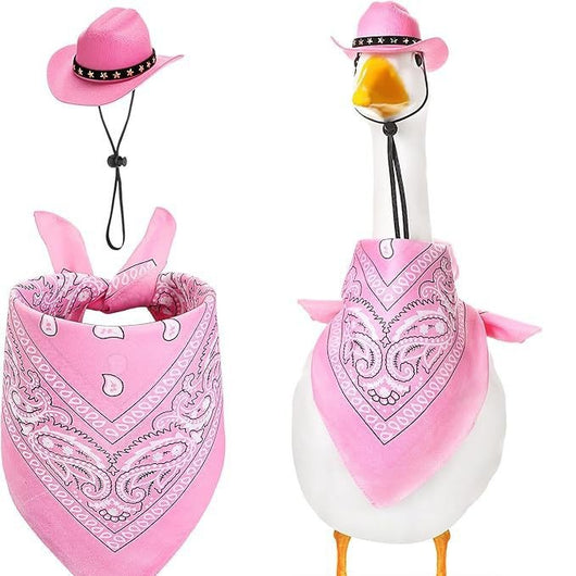 Conjunto Toalla Saliva Sombrero Vaquero para Fiesta de Jardín - Image 3