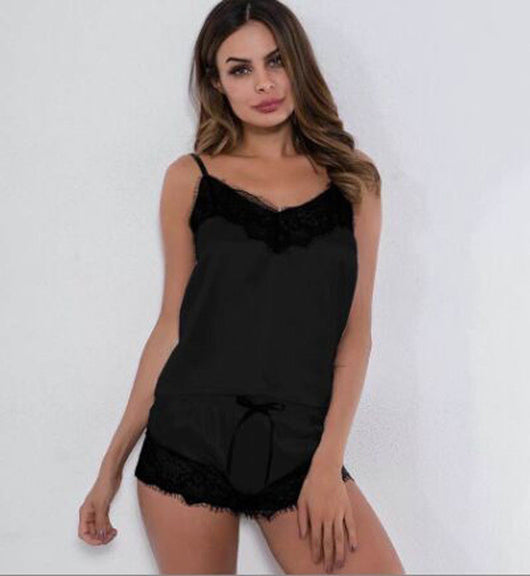 Conjunto de Pijama de Encaje para Mujer - Image 25
