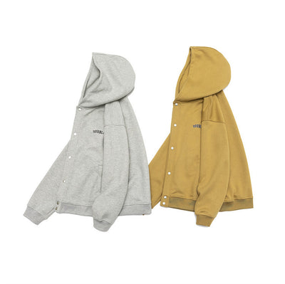 Cardigan Holgado con Capucha para Hombre - Suéter Casual de Color Sólido - Image 8