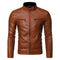 Chaqueta de Cuero para Motocicleta Talla Grande
