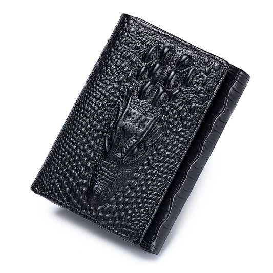 Billetera Compacta para Hombre con Compartimento para Licencia