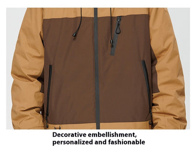 Chaqueta Acolchada Retro Americana con Contraste de Colores - Estilo Mecánico Versátil - Image 11
