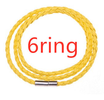 Pulsera de Cuero Trenzado Personalizada para Hombre con Nombre y Acero Inoxidable - Image 81