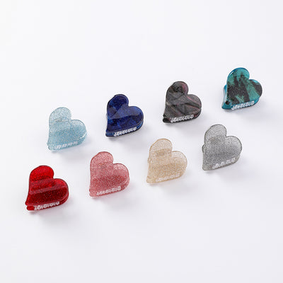 Clips de Cabello con Detalles de Corazón y Brillo Estrella - Accesorios para Flequillo - Image 4