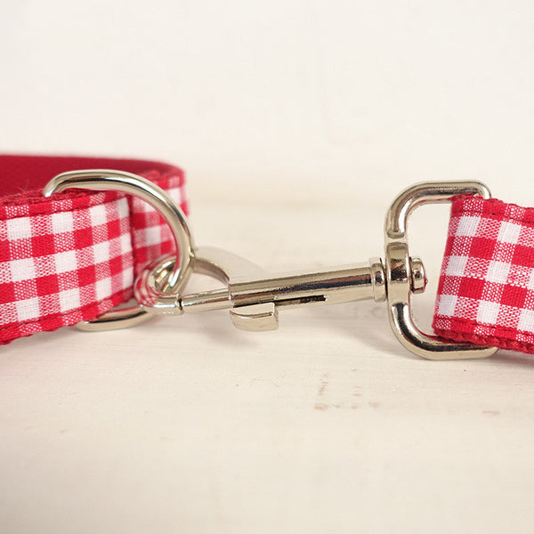 Juego de Collar con Moño y Correa para Mascotas