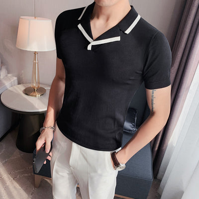 Polo Manga Corta Transpirable - Suéter Tejido Ligero para Hombre - Image 11