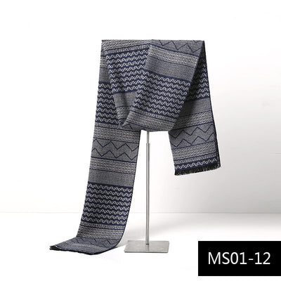 Bufanda de Cachemira para Hombre Otoño Invierno - Image 11