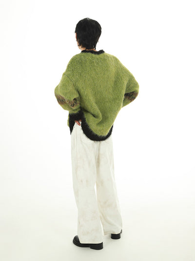 Suéter Vintage de Mohair Rosa Selva - Image 5